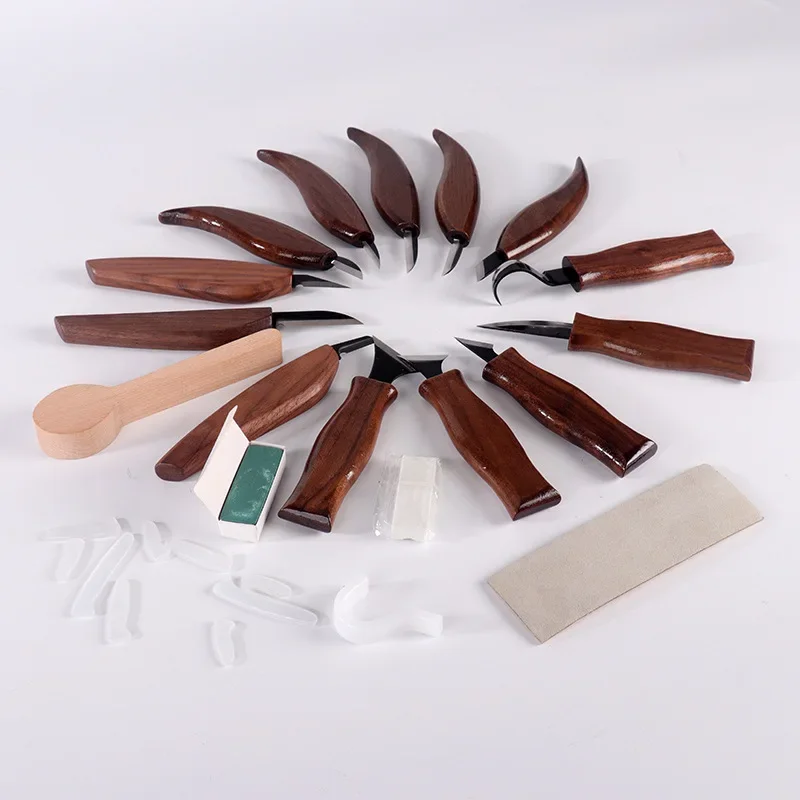 

Набор для резьбы по дереву, 19 шт., столярные изделия по дереву, деревообрабатывающие инструменты, ручной столяр, нож «сделай сам», мастерская, профессиональная ручная резьба