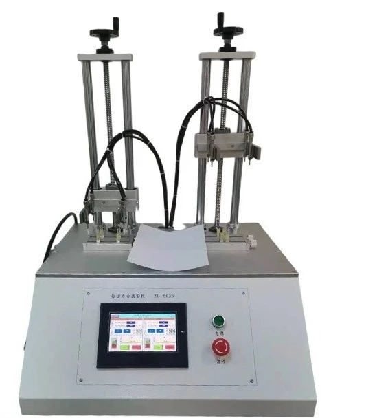 Button life testing machine, two-station pneumatic buttons, notebook mobile phone computer button fatigue life test