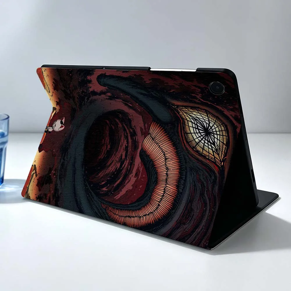 Anime Dandadan Cat For Samsung Galaxy Tab S11 S10 S9 S8 S7 S6 A9 A8 A7 A11 Lite FE Plus Pen Tray Tablet Case Soft