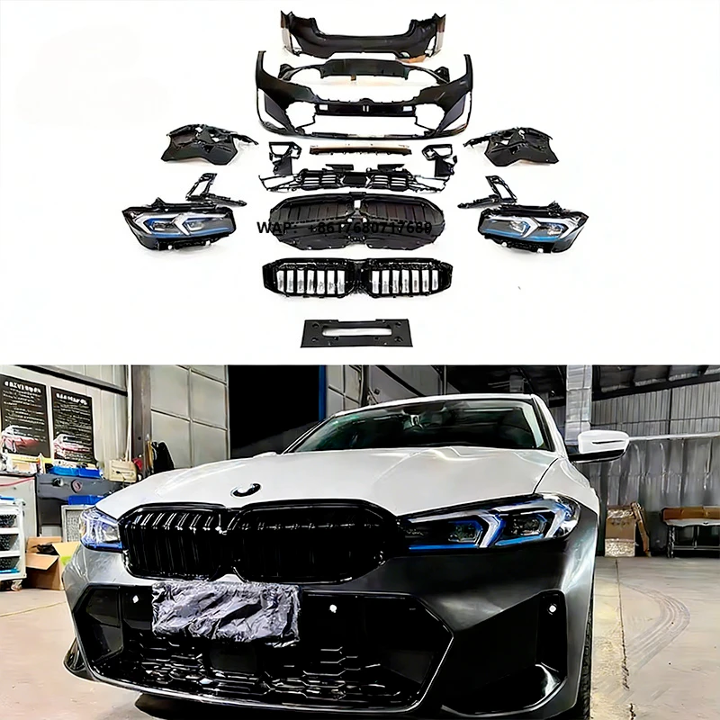 3 SERIES G20 UPGRADE 340D G20 LCI BODY KIT 2022- BUMPER REAR DIFFUSER EXHAUST TIPS GRILLE LIGHTS G20 to LCI FACELIFT CAR PARTS