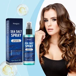 Hoegoa Zeezout Spray Haarstylingmousse Reparatie Beschadigd Krullend Boost Voorkomen Uitdroging Voeg textuur Dikte Krullen Stylingcrème toe