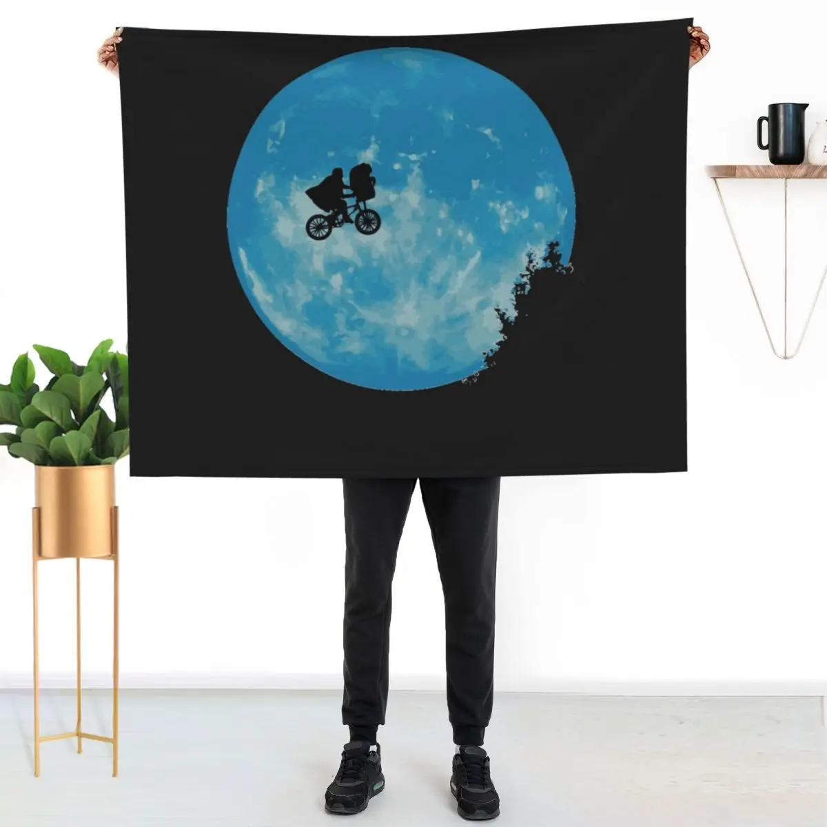 

E T The Extra Terrestrial Throw Blanket Soft Plush Blanket as Housewarming Gift