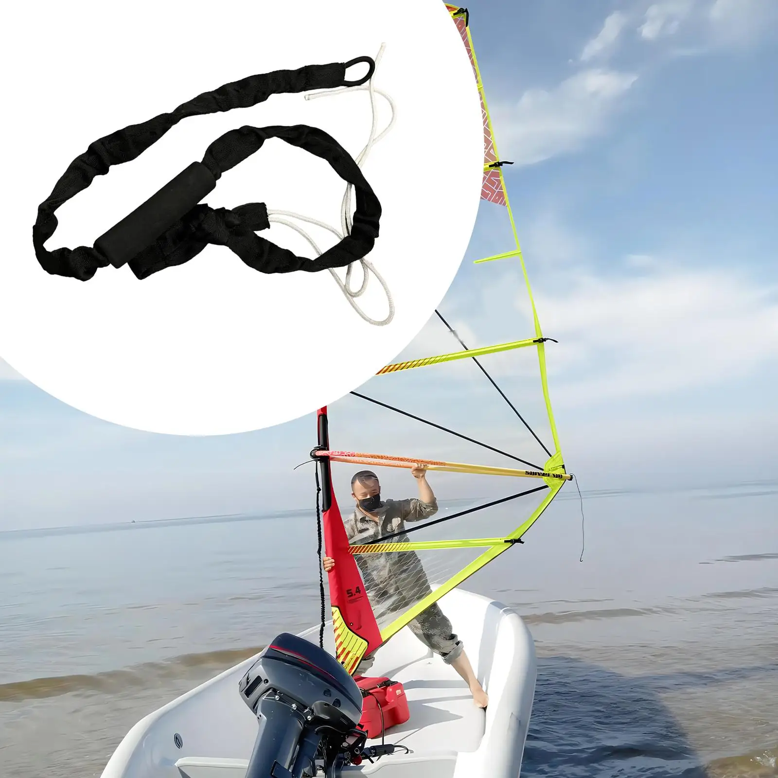 Surfboard Sailing Rope Surfing Gears Portable Practical Sailing Accessories Lightweight Attachment Cord Surfing Windsurfing Rope