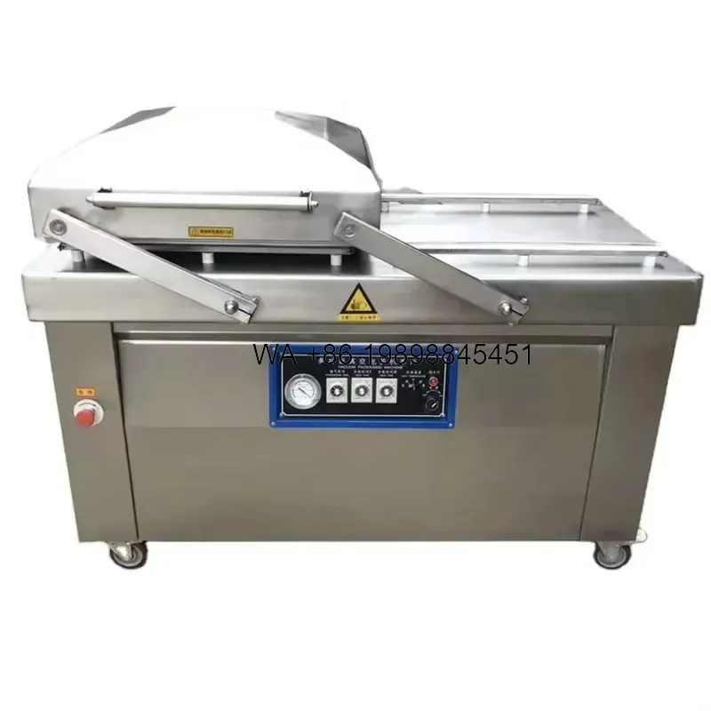 Wmwmnu Commercial Double Chamber Vacuum Sealer for Food Meat Nuts Vacuum Packaging Machines Hot Sale