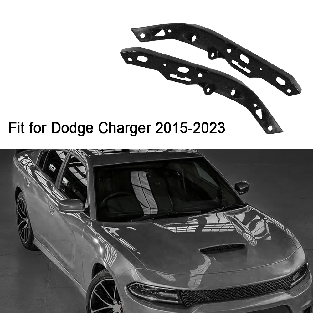 2pcs Front Left Right Bumper Support Bracket for Dodge Charger 2015 2016  2017 2018 2019 2020 2021 -2023 68213538AC 68213539AC バンパーホルダーブラケット Compatible With Dodge For Charger 2015-2019 2020 202