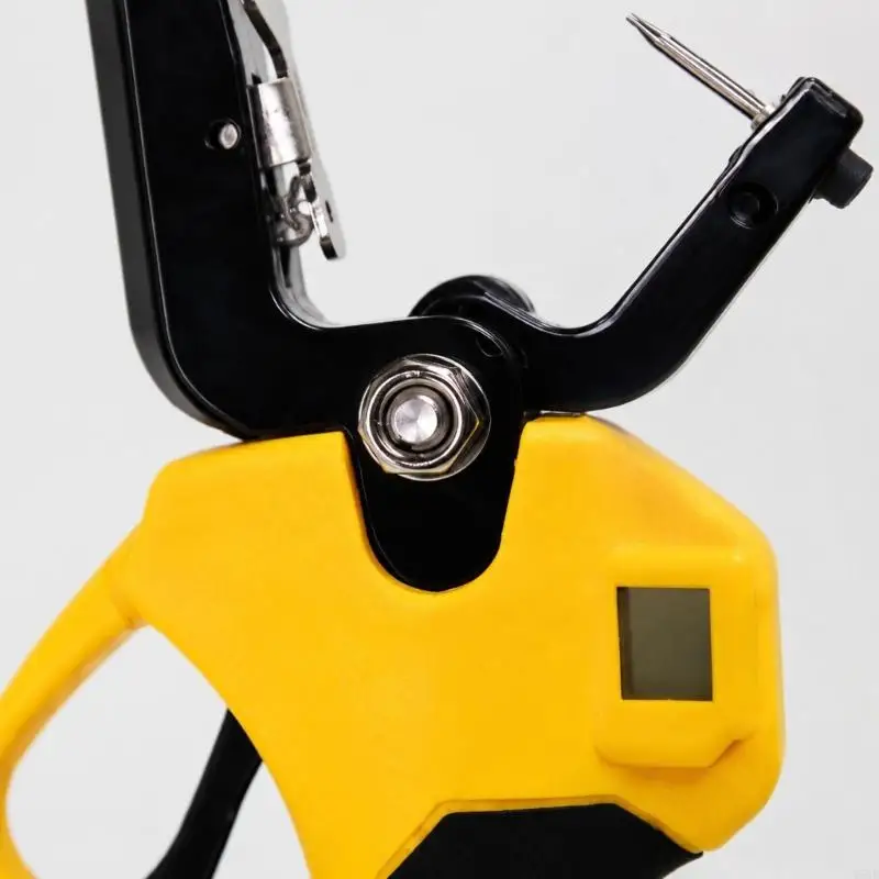 Electric Livestock Ear Label Pliers with Integrated Counter, Identification Tool for Installing Ear Markers on Pigs, Y5GB
