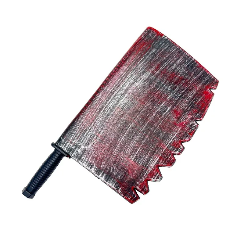 Cuchillo de cocina sangriento de plástico para Halloween, modelo de accesorios, periféricos de Cosplay, suministros para fiestas, regalos divertidos coleccionables, 40cm/15,75 pulgadas