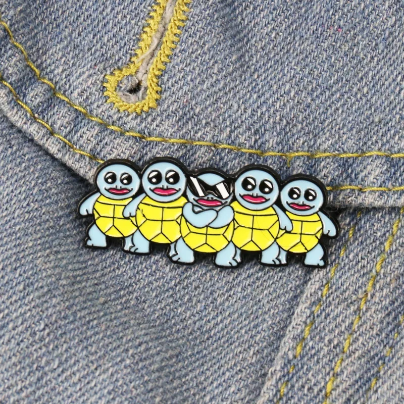 Anime Pokemon Cute Metal Badge Cartoon Clothing Pikachu Badge Backpack Enamel Pins Accessories Brooches for Woman Jewelry Gift