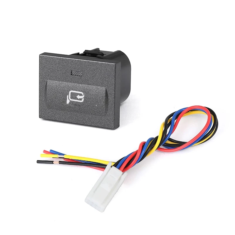 12V czarne reflektory samochodowa lampa LED DRL wentylator czujnik parkowania lusterko składane przycisk przełącznika dla Ford Focus 2 2004-2010 mk2 tranzyt