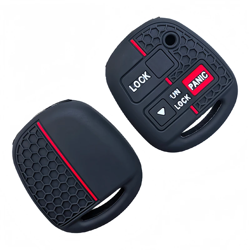 

Silicone Car Key Fob Case Cover Skin For TOYOTA CAMRY RAV4 PRADO COROLLA AVENSIS LAND CRUISER YARIS Lexus ES GS LS IS RX SC LX