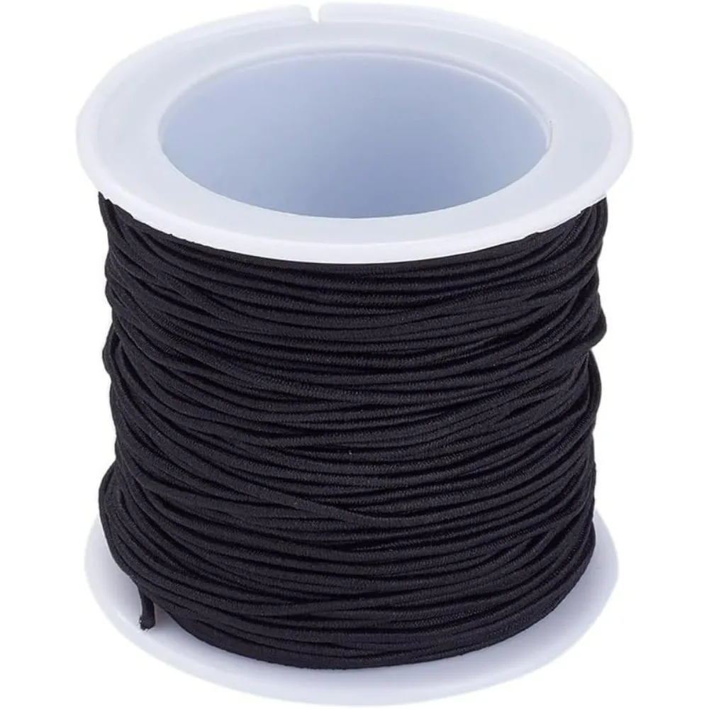 

1 рулон 22,96 ярдов (21 м) 1 мм эластичный шнур с нитью из бисера эластичный шнур для DIY браслетов, ожерелья, бисера, изготовления ювелирных изделий и поделок