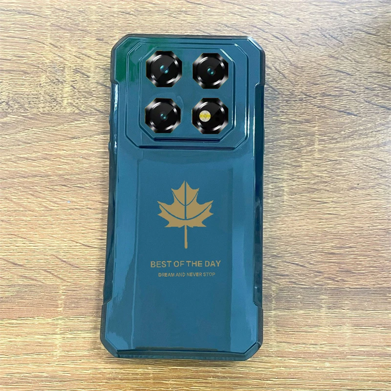 Skinlee For Oukitel WP60 5G Cover Luxury Maple Leaf Silicone TPU Soft Case For Oukitel WP60 5G Back Casing