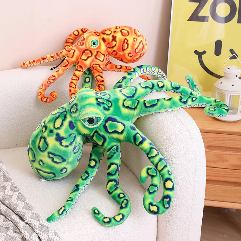 Simulation Marine Life Octopus Tucked Stuffed Toys Animal Dolls Funny Octopus Realistic Squid High Quality Gifts For Friends