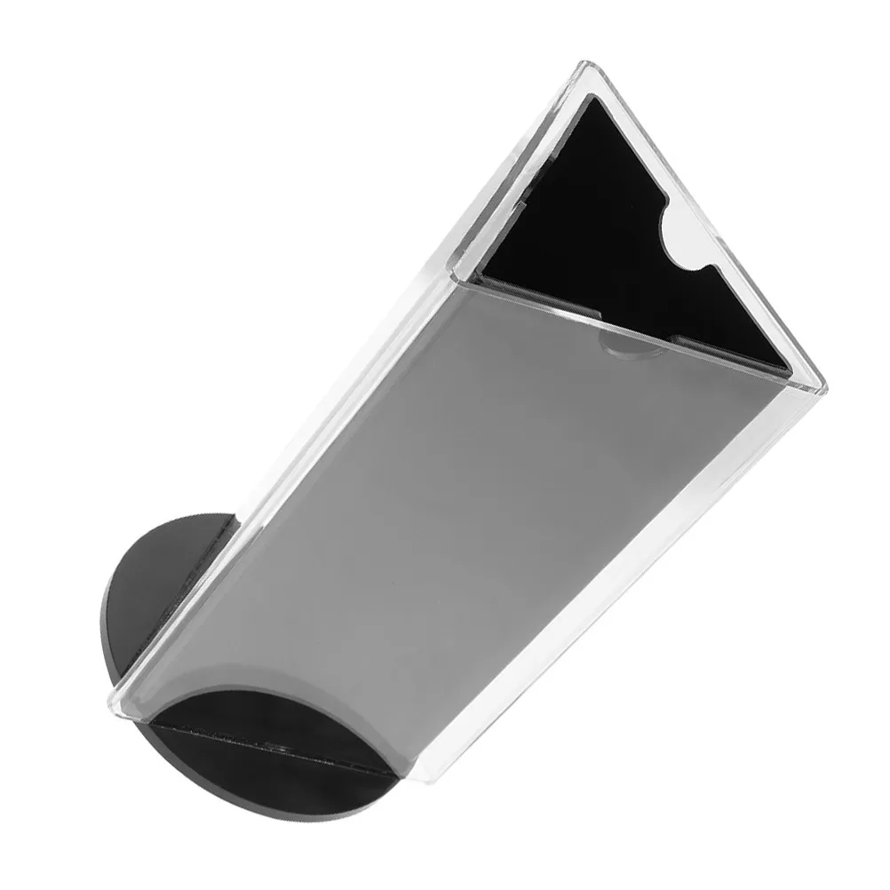 Clear Acrylic Menu Stand Rotatable Three Sided Display Rack for Restaurants Hotels Conferences Offices Tabletop Sign Holder