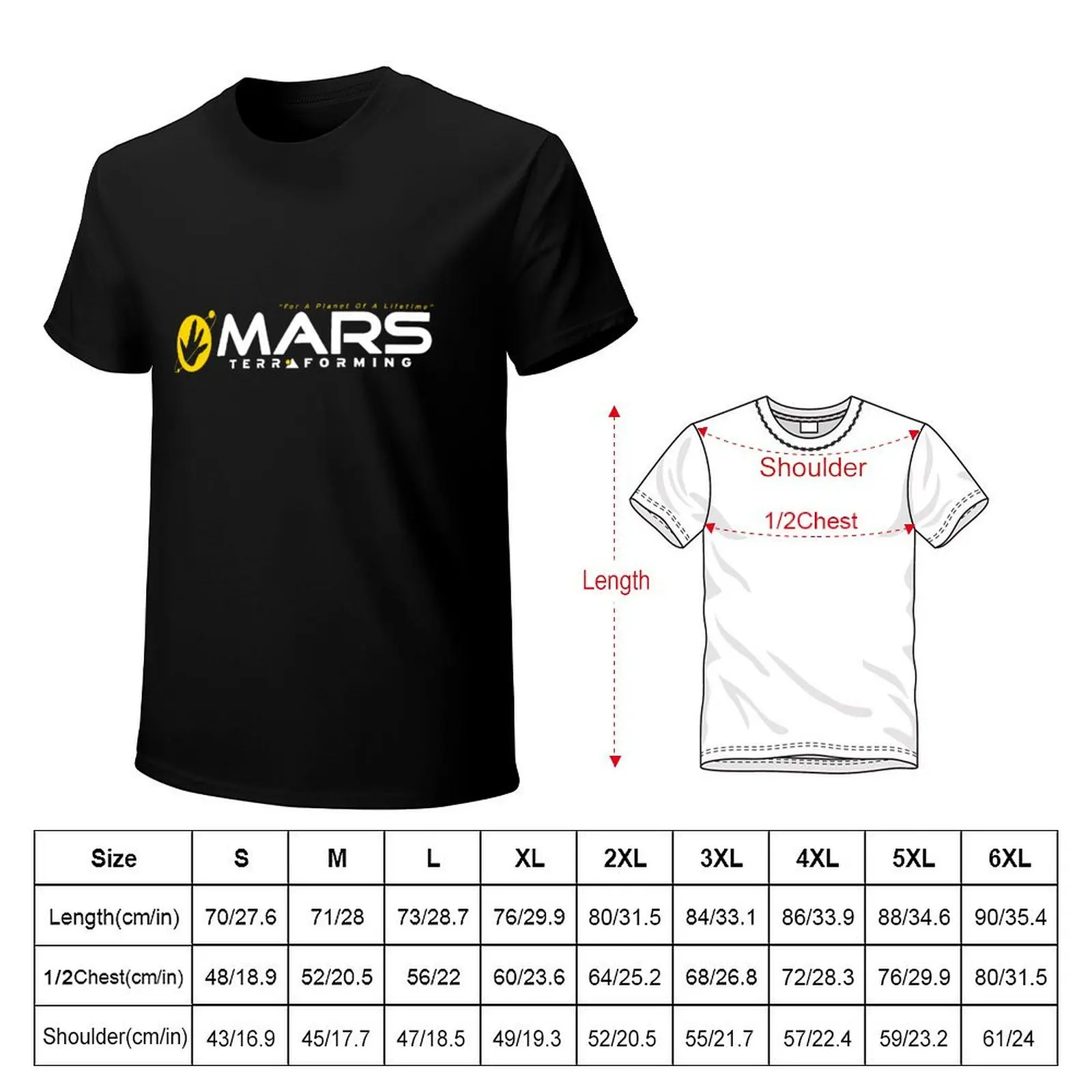 Mars Terraforming (Total Recall) T-Shirt boys whites shirts graphic men t shirts