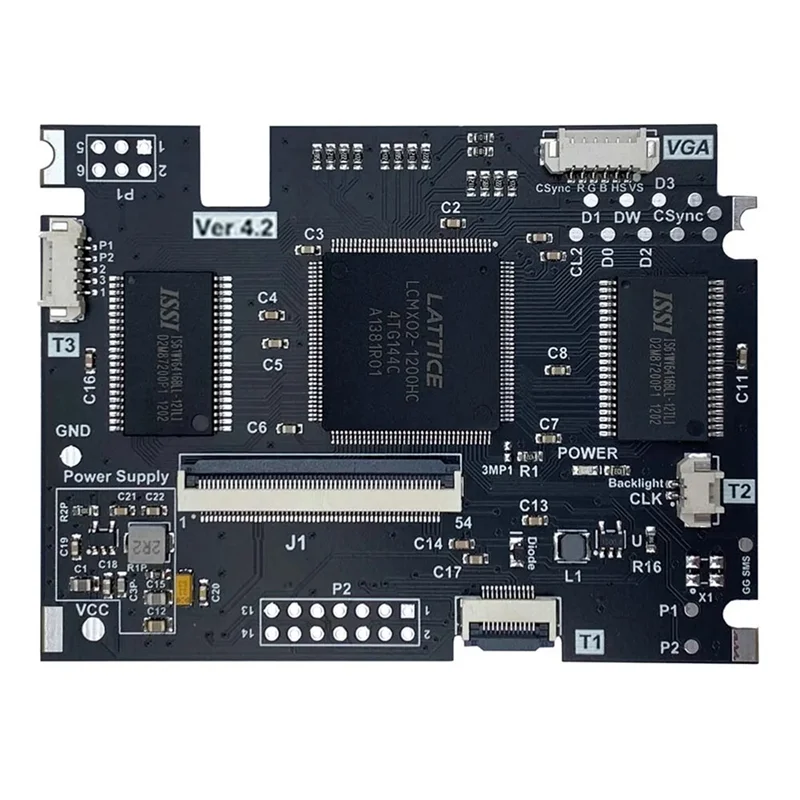 Latest V4.2 OGS IPS LCD Full Screen For SEGA Game Gear GG Backlit LCD Screen For SEGA Game Gear GG Console