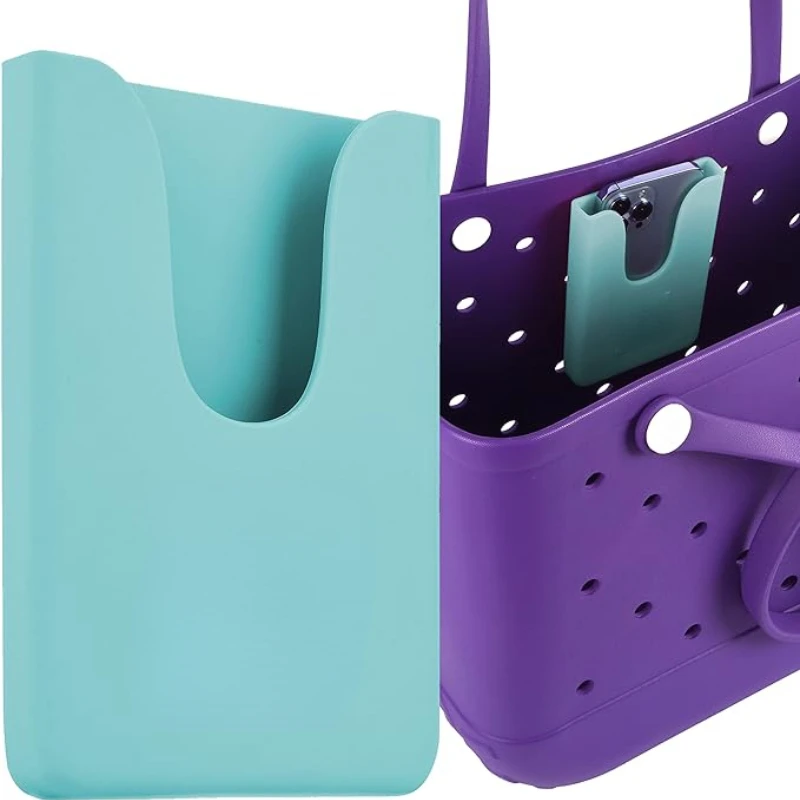 Phone Holder Compatible with Bogg Bag - Universal and Made of Silicone - Beach Bag Accessories and Attachment - Tote Bag Insert