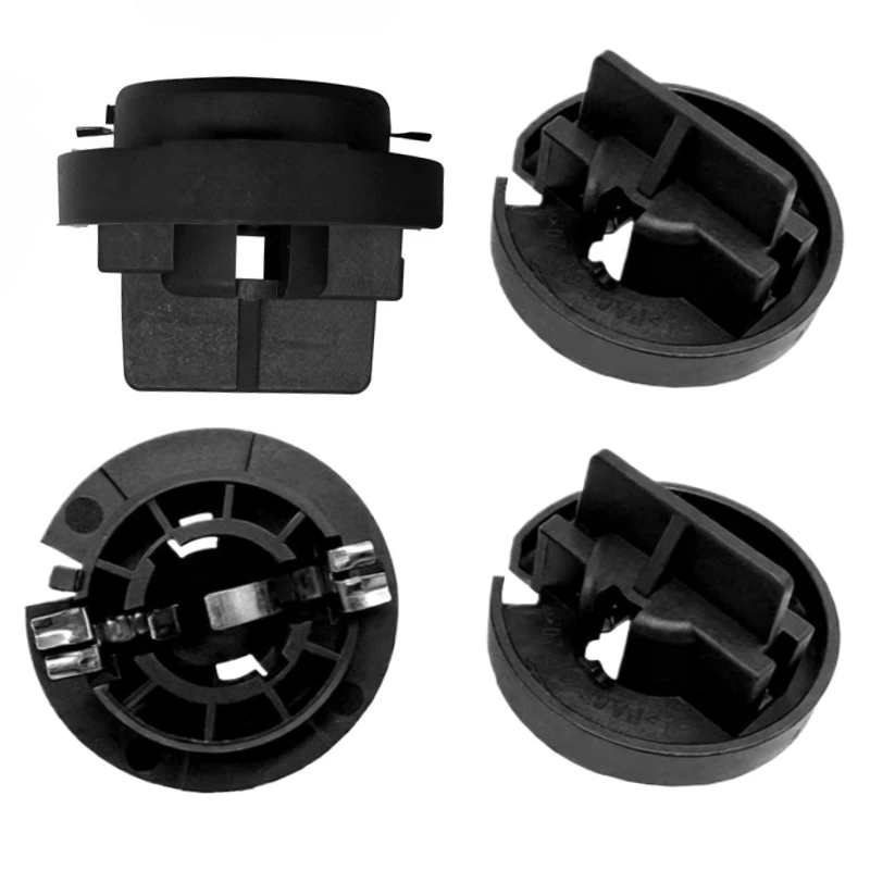 4Pcs Black Car Rear Tail Lamp Light Bulb Base Holder Socket Replacement 63212756177 For BMW Mini R61 R59 R58 R57 R56