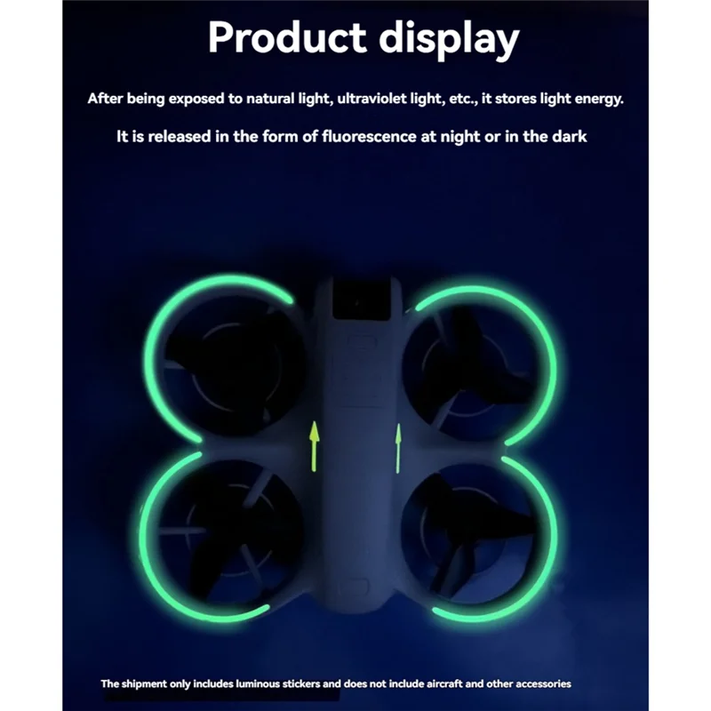 FFYY-Luminous Body Sticker For DJI Neo Anti-Scratch Waterproof Protective Film Night Flight Sticker For DJI Neo Accessories