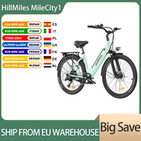 HillMiles MileCity1 Electric Bike, 250W Motor, 36V 13AH Battery, 26\