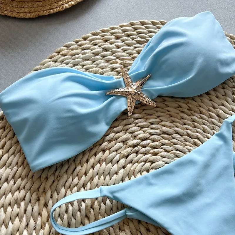 Push Up Bikinis 2025 Sexy Women Swimsuit Female Swimwear Micro Bikini Set Swimming Suit Beachwear Bandeau Brazilian Biquini - Image 3