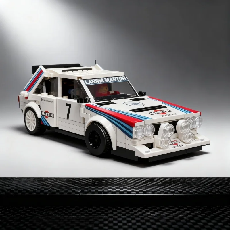 

Горячая скорость, модель гиперкара Moc Rally Racing Delta S4, модульный комплект, набор «сделай сам», строительные кирпичи, украшение, сборная игрушка, подарок на день рождения для мальчика