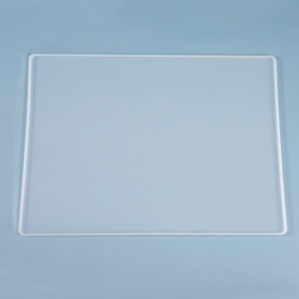 

2Pcs Crystal Epoxy Resin Mold DIY Decorative Placemat Table Pad Casting Silicone Mat Reusable Writing Board Craft Gift Jewelry