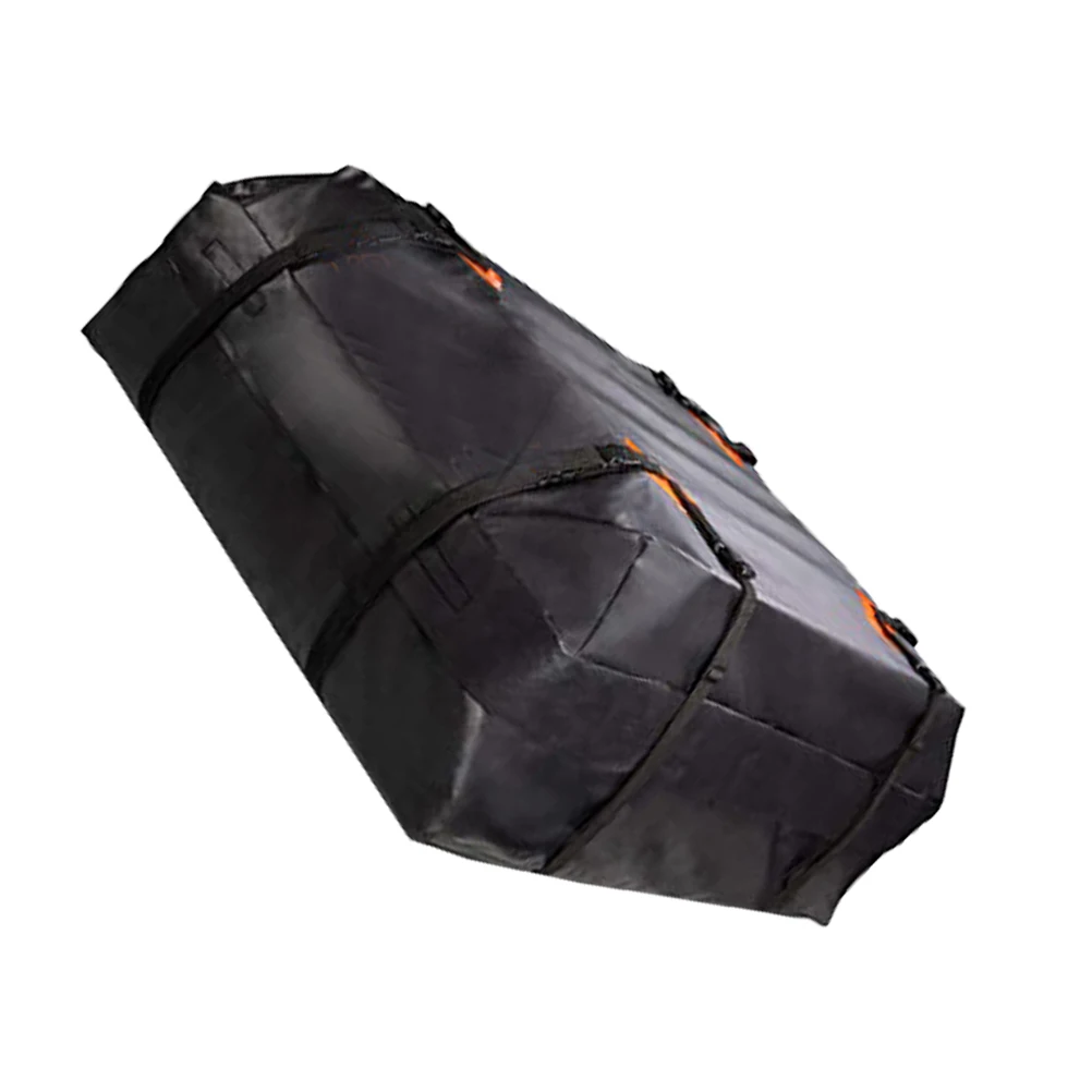 

1pc Waterproof Luggage Bag 420D Oxford Cloth Durable Car Roof Cargo Holder Foldable Storage Solution Travel Supplies