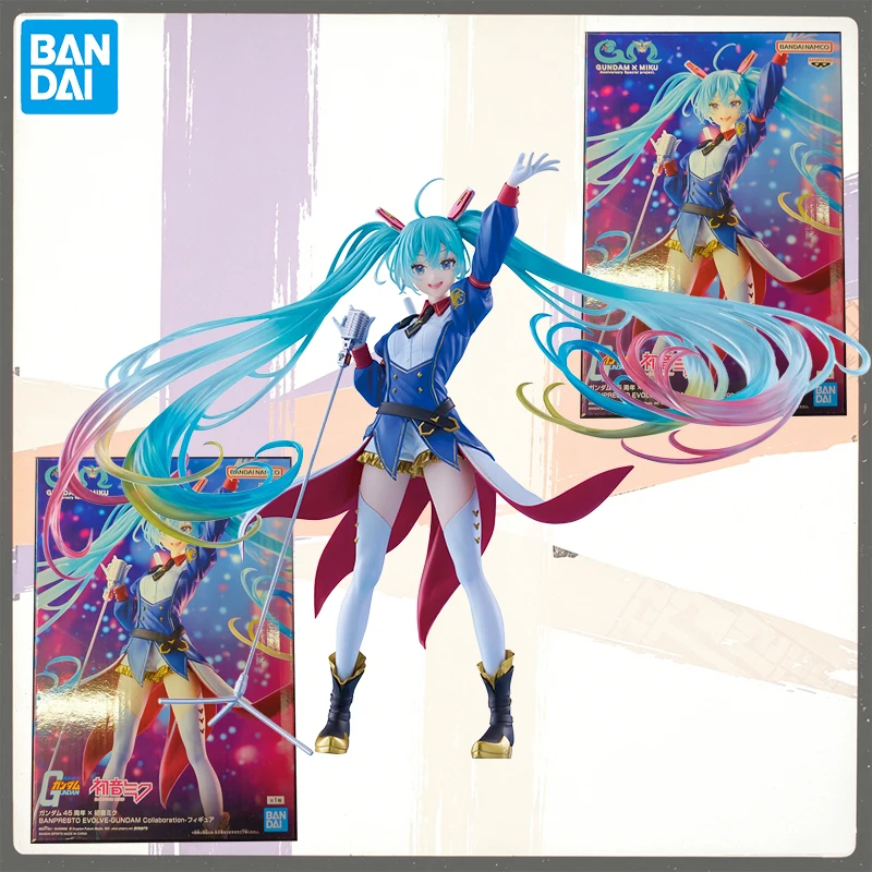 在庫あり-バンダイ-evolve-ガンダム45周年×初音ミク-ガンダムコラボフィギュア-アニメフィギュア-キャラクターオリジナルギフト