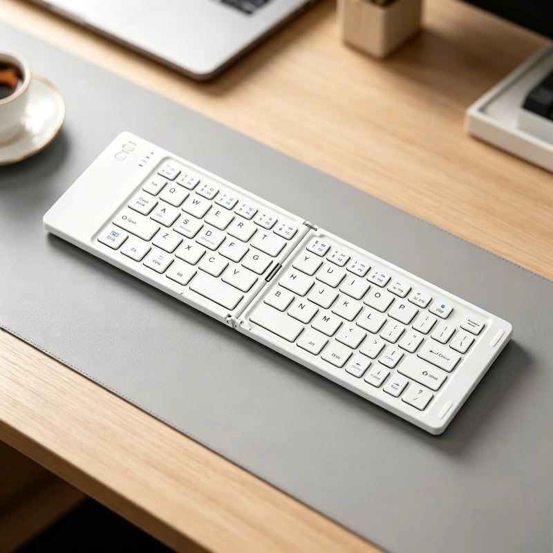 For Huawei Xiaomi Apple iPad Bluetooth Folding Keyboard Mouse Combo Portable Wireless Universal