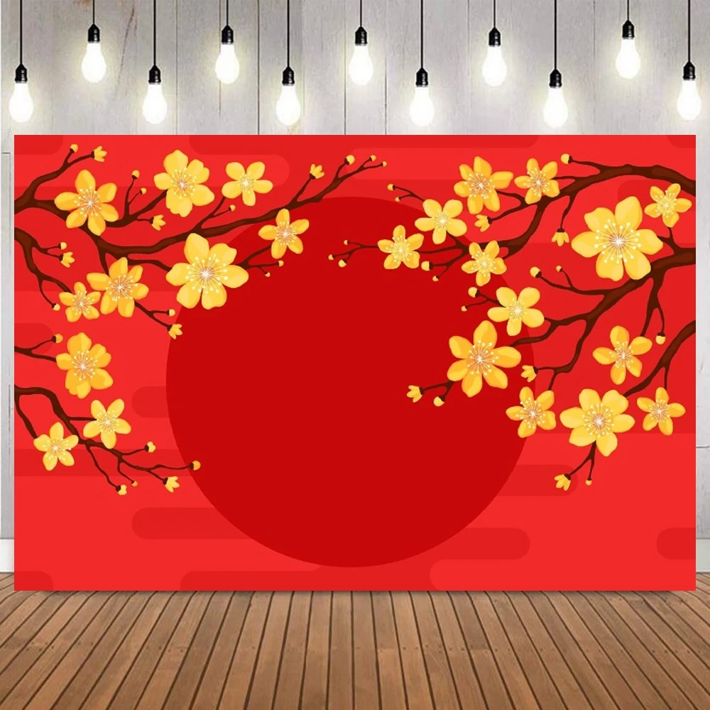 السنة الصينية الجديدة 2026 سنة الحصان صورة خلفية زهر الفانوس الأحمر صورة الأسرة حفلة المنزل ديكو صورة خلفية