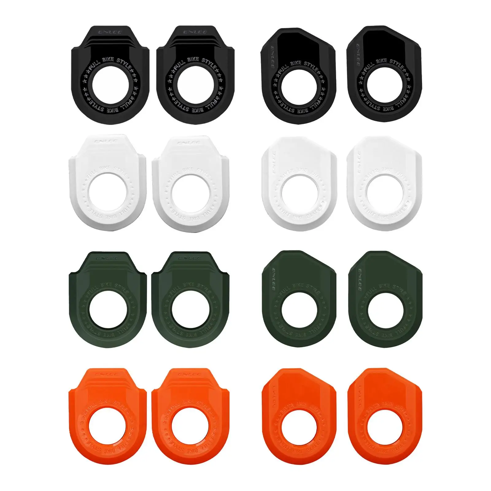 

2x Bike Crank Boots Protectors,Maintenance Dustproof Easy to Install Protective Case Replaces Crankarm Wrap for Repairing Riding