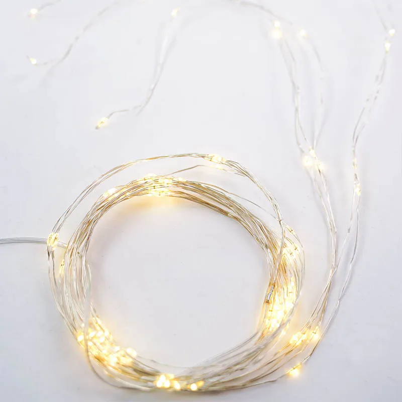 Christmas Branch Lights Battery Timer Outdoor LED Waterfall Garland String Fairy Lights Decoration For Holiday Lighting Party