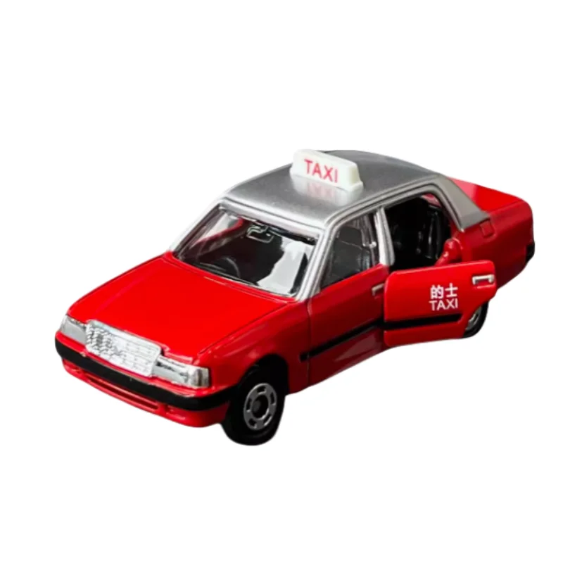 TAKARA TOMY Hong Kong Toyota Crown Taxi Hong Kong Taxi Diecast alloy car model Boy Collection Display toy children's gift.