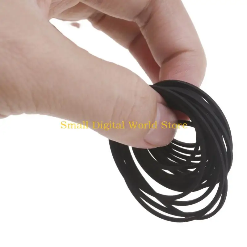 Foldable Rubber Belts for Cassette Players