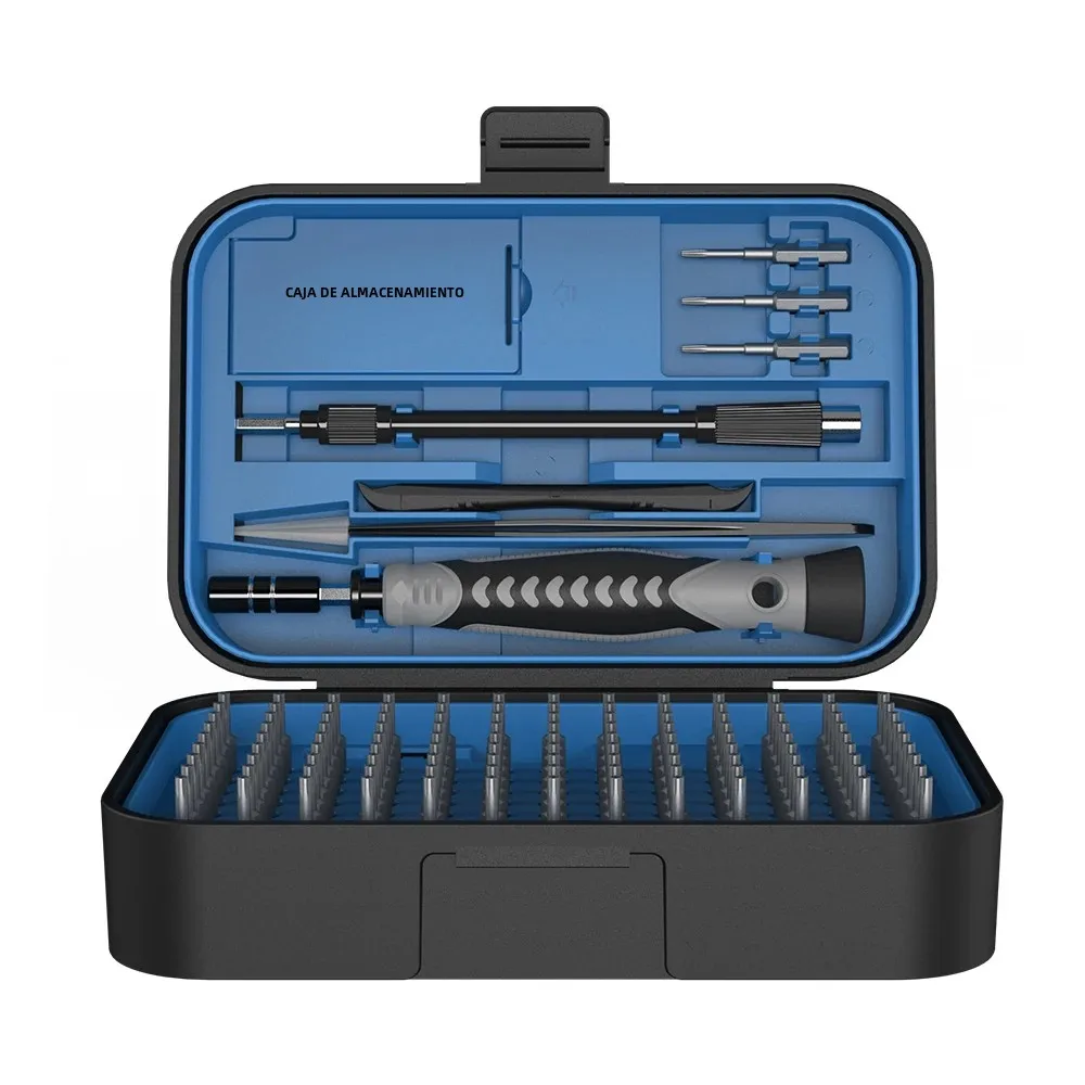 Juego de destornilladores de precisión 130 en 1, kits de herramientas manuales portátiles, brocas magnéticas, mina pequeña para Xiaomi, teléfono móvil, reparación de relojes de PC