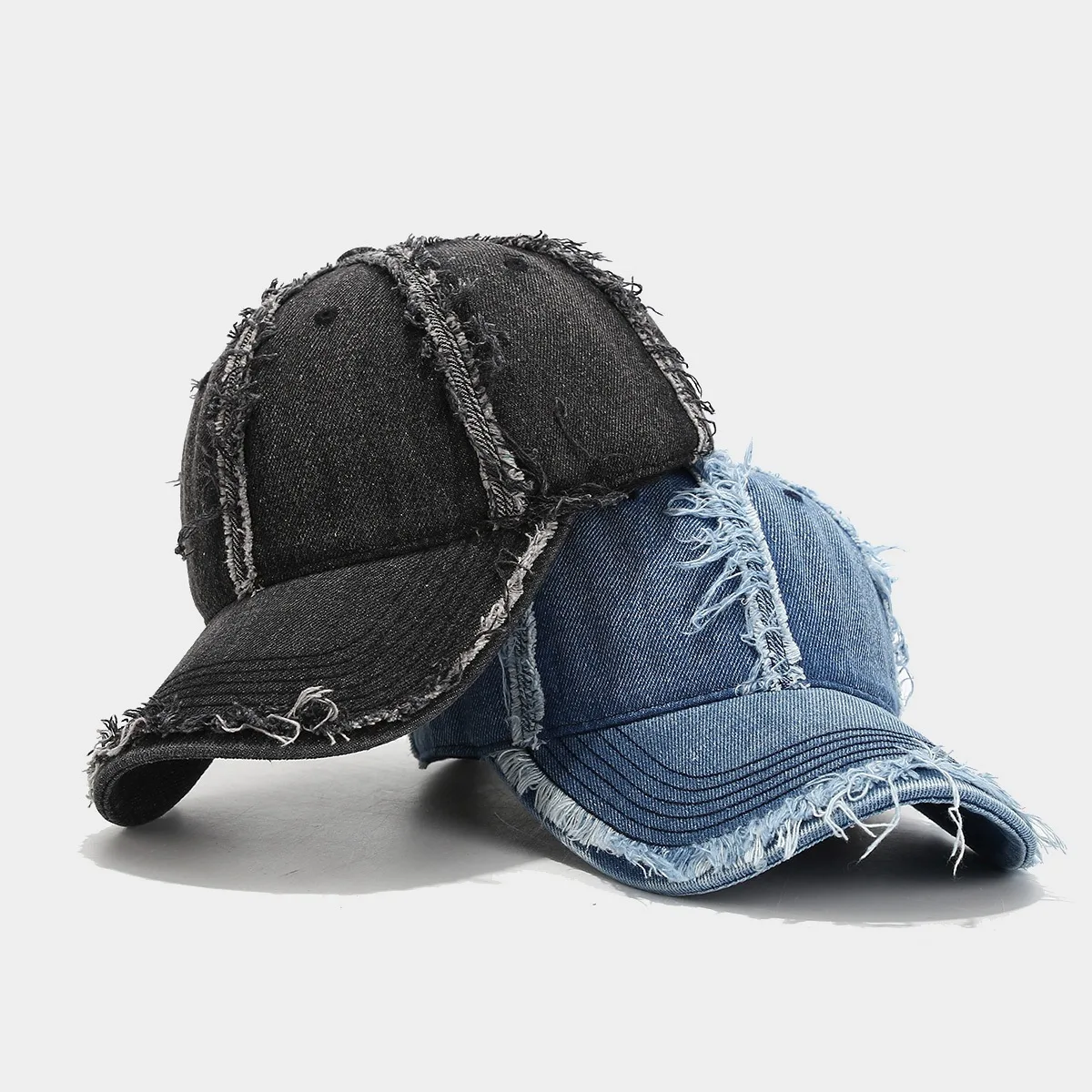 

Baseball Cap Denim Men Women Fit Hat Adjustable Sun Protection Accessory For Golf Holiday Running Sports Outdoor