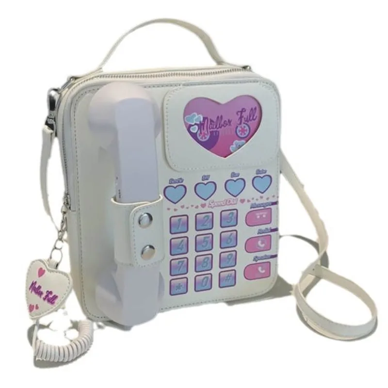 Back To School Phone BackpacksY2K Crossbody Bag Creative Sweet Girl Fun Personality Fashion Phone Backpacks Bag Women's Handbag