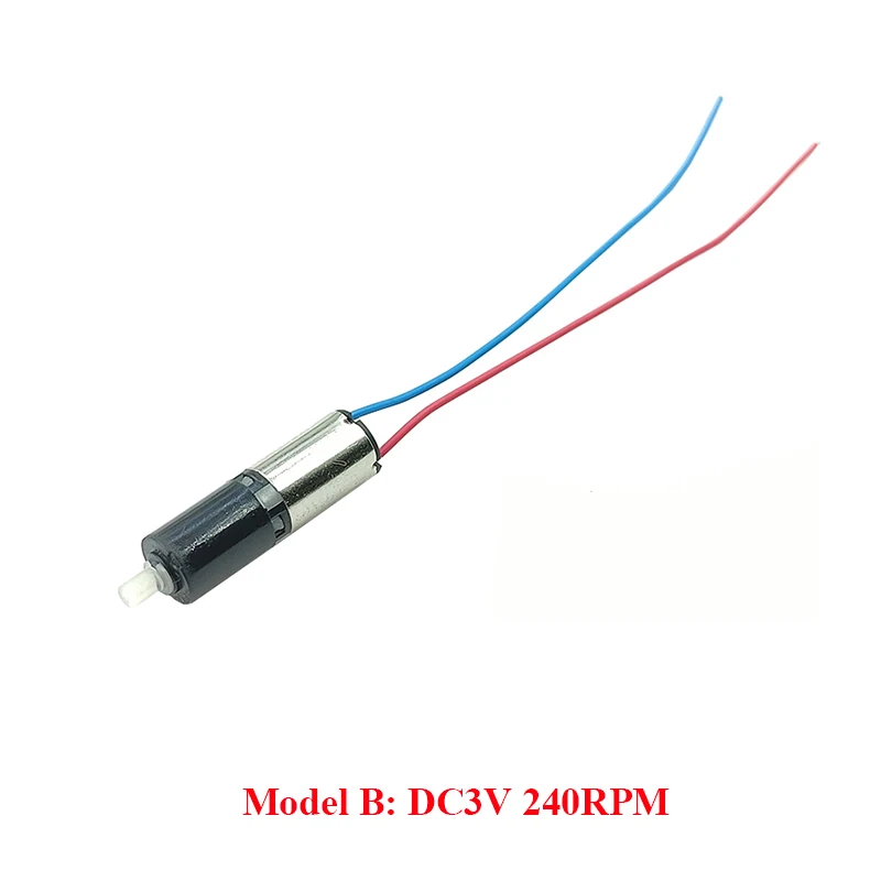 DC 3V 3.7V 45RPM-6400RPM Mini Tiny 6mm Planetary Gearbox Gear Reducer Motor Micro Coreless Geared Motor DIY Hobby Toy Robot Lock