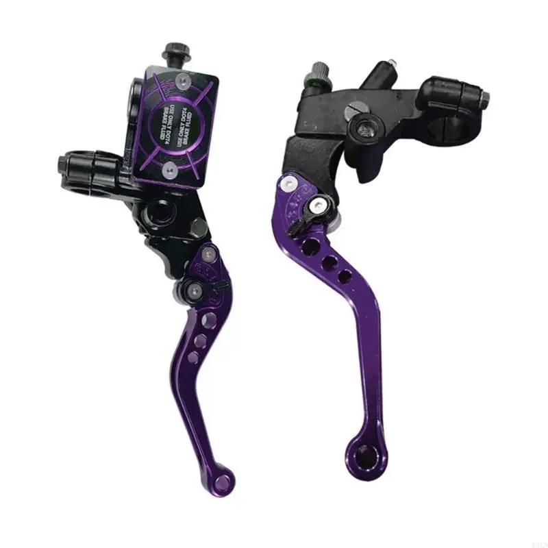 

W8KD 1 Pair Motorcycle Brake Clutch Cylinder Reservoir Lever 7/8" Brake Lever