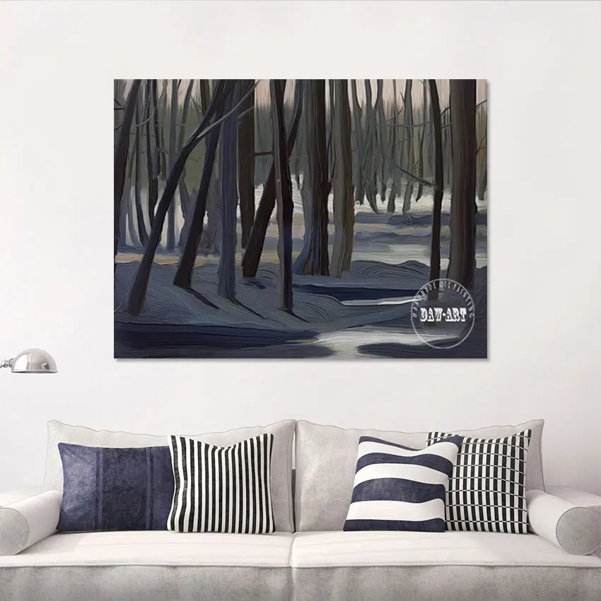 

Modern Abstract Paintings Forest Scenery Art Canvas Office Decor Picture Posters On The Wall Frameless Quality Acrylic Artwork