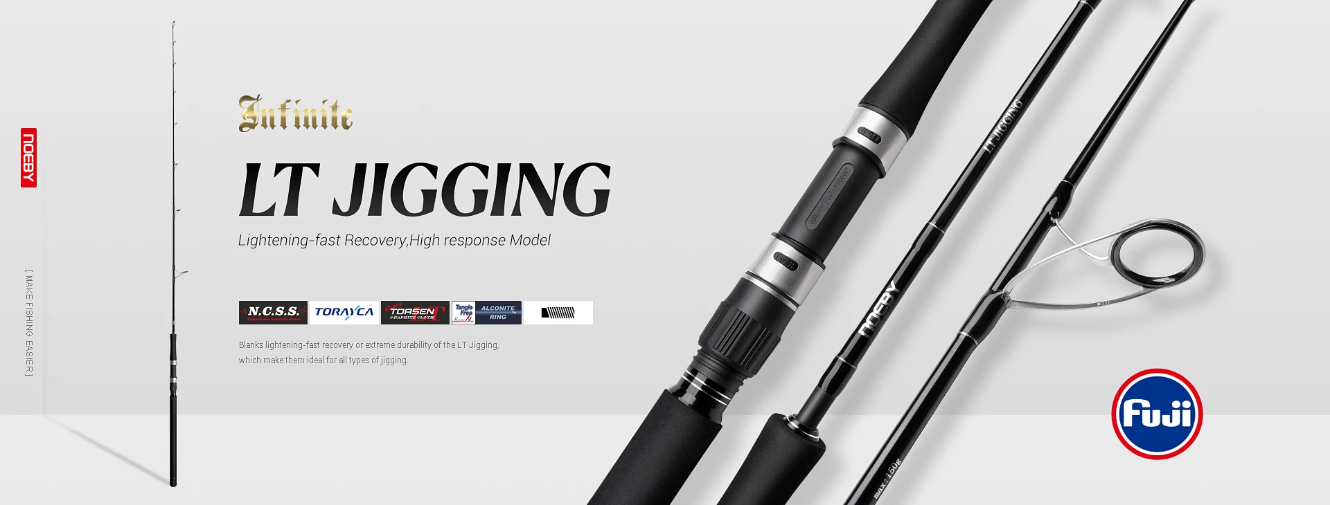 NOEBY Sinking Pencil 110 mm 46 g Shore Jigging Angelköder Künstliche harte Köder Stickbait Jig Sea Slow Jigging Angelköder – Detail 1