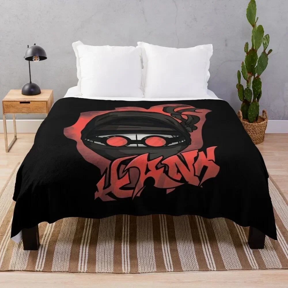 

Madness combat hank head graffiti Throw Blanket Decorative Soft Throw Blanket for Couch Sofa