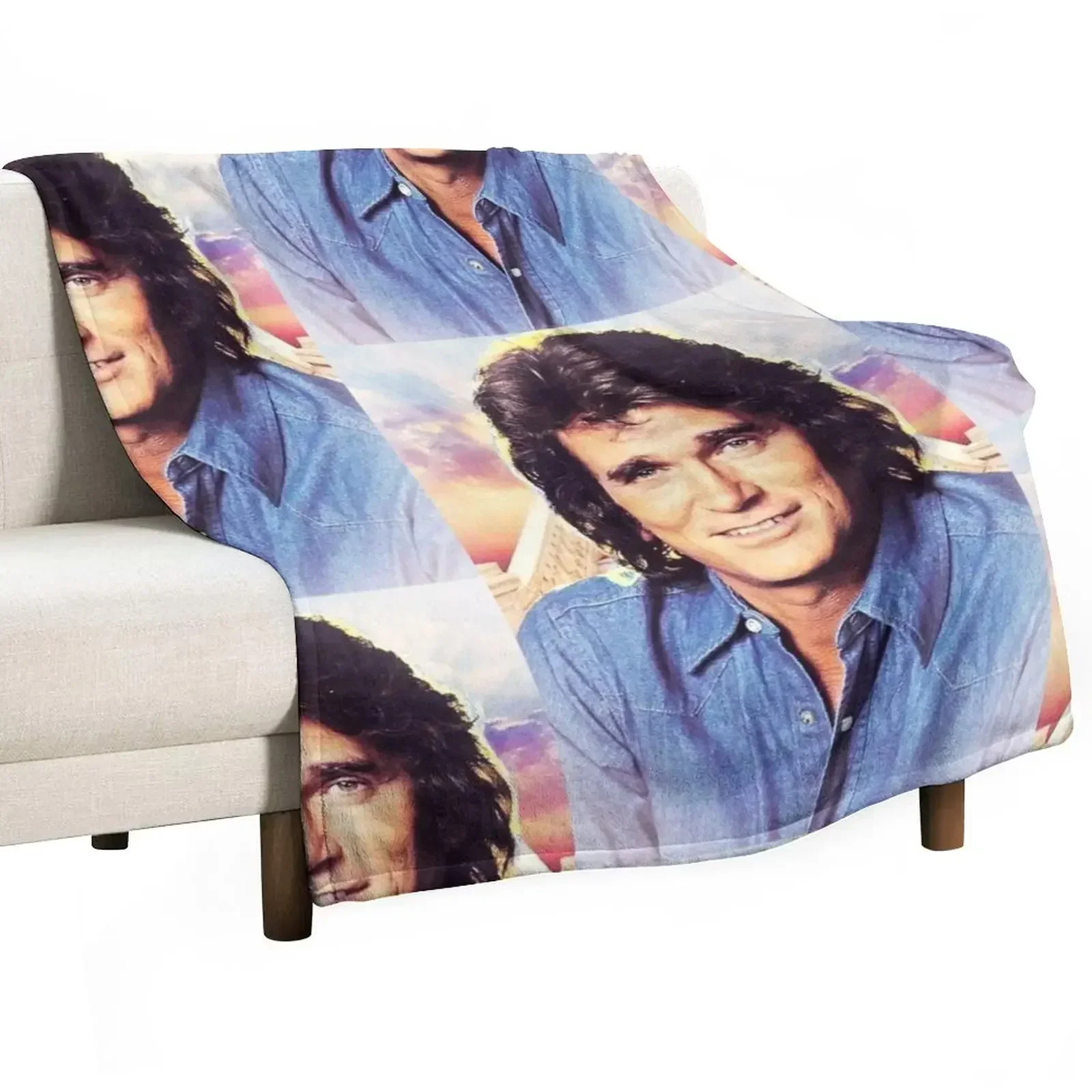 

Michael landon Throw Blanket Personalized Gift Hairys Multi-Purpose Blankets