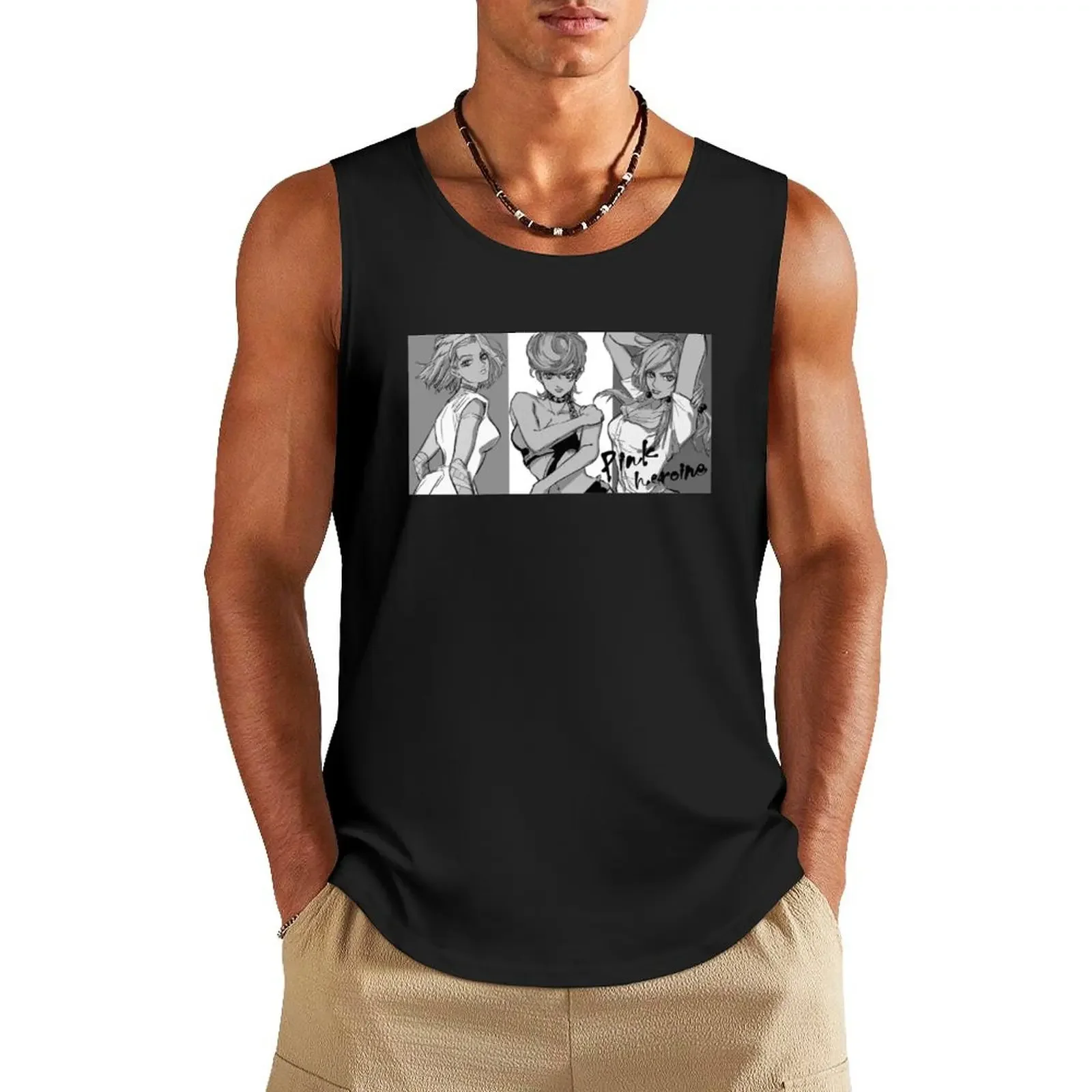 

Jojo waifu Tank Top T-shirt male Muscle fit