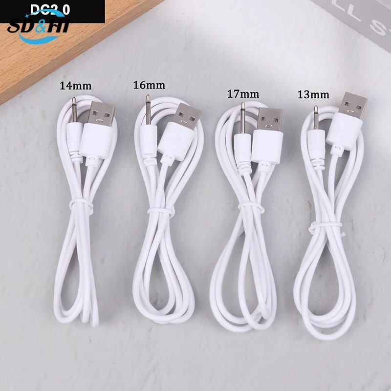 1 قطعة USB تيار مستمر 2.5 هزاز كابل الشاحن الصوت سلك الطاقة ل قابلة للشحن الهزاز مدلك اكسسوارات USB امدادات الطاقة #2