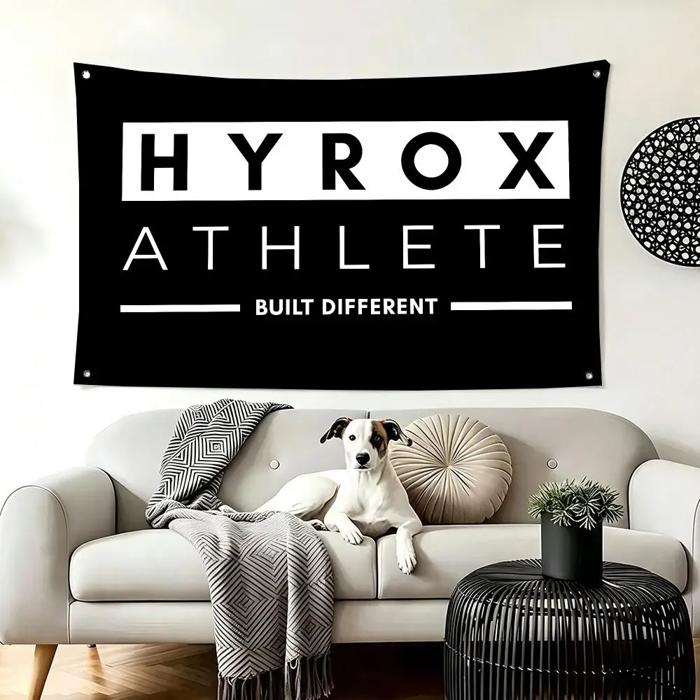 Fitness Race HYROX Flags  For Living Room Home Dorm Decor Wall Outdoor Camping Party Banner Gifts