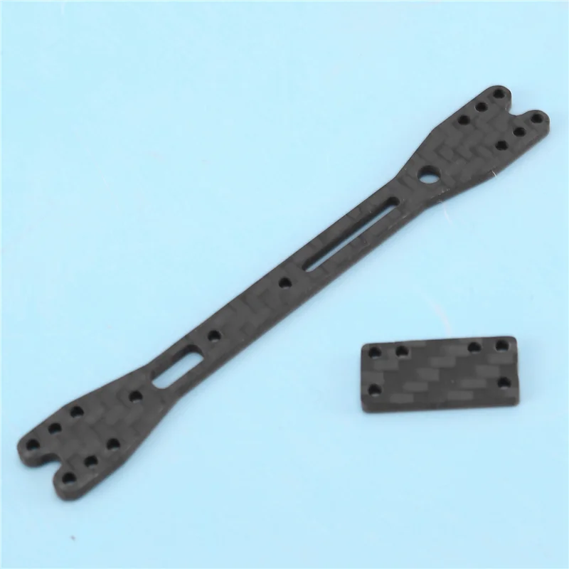 YSUN-3X para Wltoys K969 K979 K989 K999 P929 P939 1:28 chasis de fibra de carbono mejorado carcasa inferior de coche