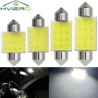 White Cob 12Led Festoon Dome Lights Reading Lamp 31mm 36mm 39mm 41mm C5W C10W Auto Led Door Backup Bulb Tail Bulbs DC 12V Trunk