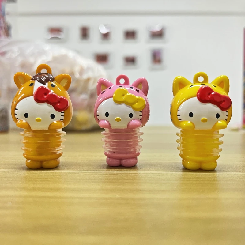 

Sanrio Anime Figures Hello Kitty Kawaii Doll KT Cat Cap Desktop Decoration Collect Ornaments Model Toy Kids Gifts